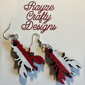 Wood earrings